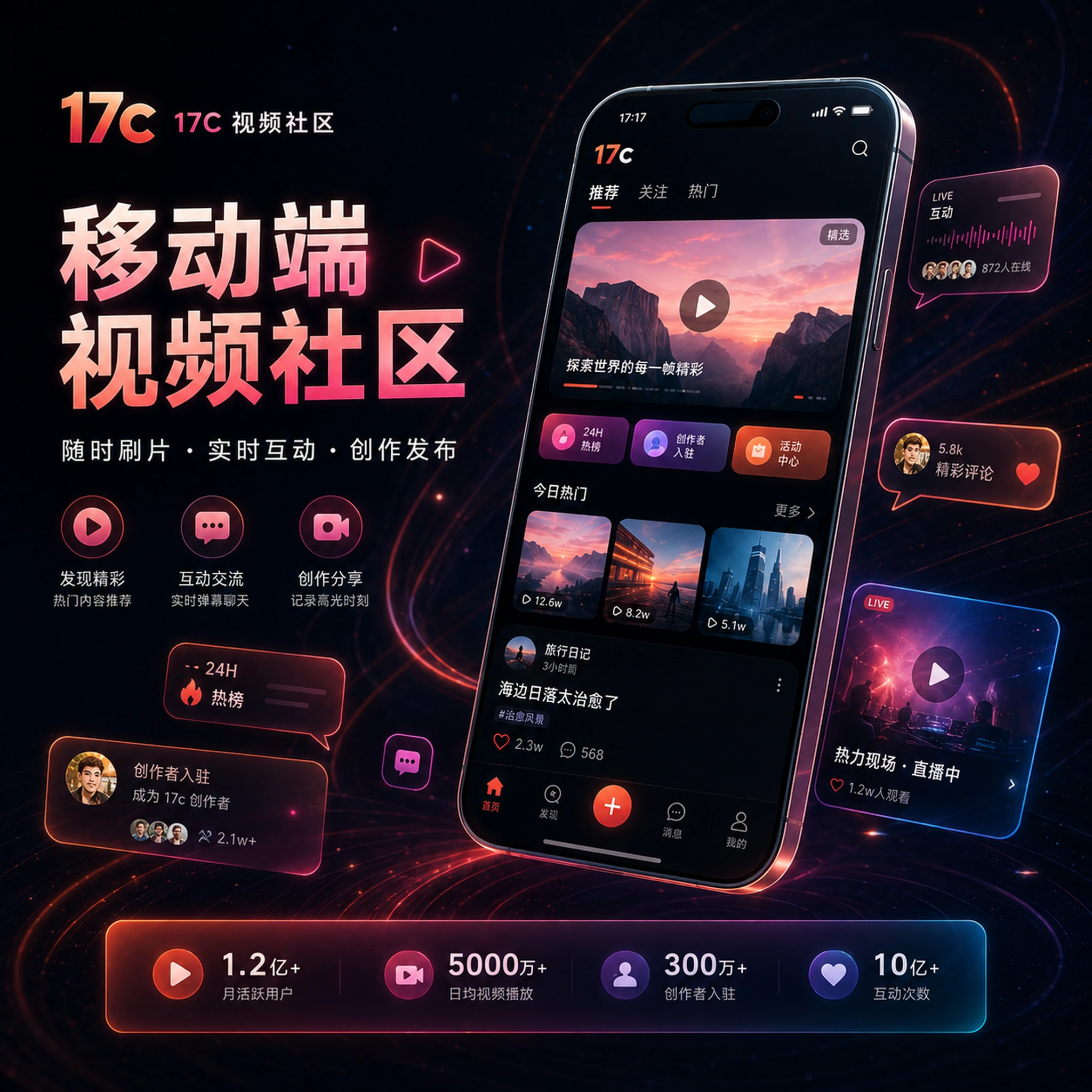 17C APP 创作体验创作场景
